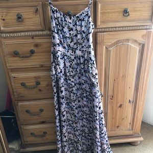 Bebe Floral Silk Maxi